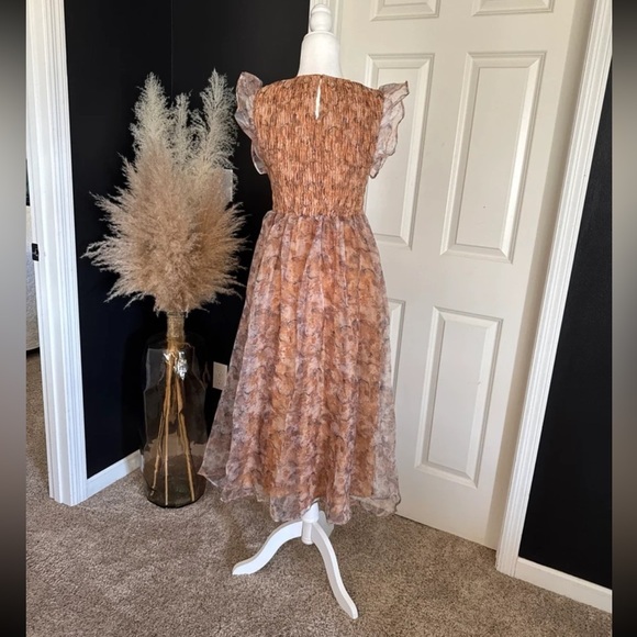 EN SAISON La Raque Midi Dress in Marigold Multi
size Small - Picture 10 of 12